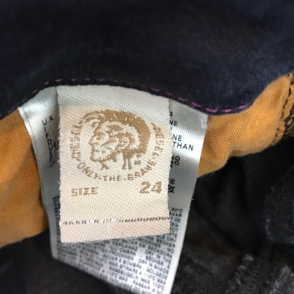 Diesel Industry Grupee dark wash jeans size 24 - Picture 4 of 8